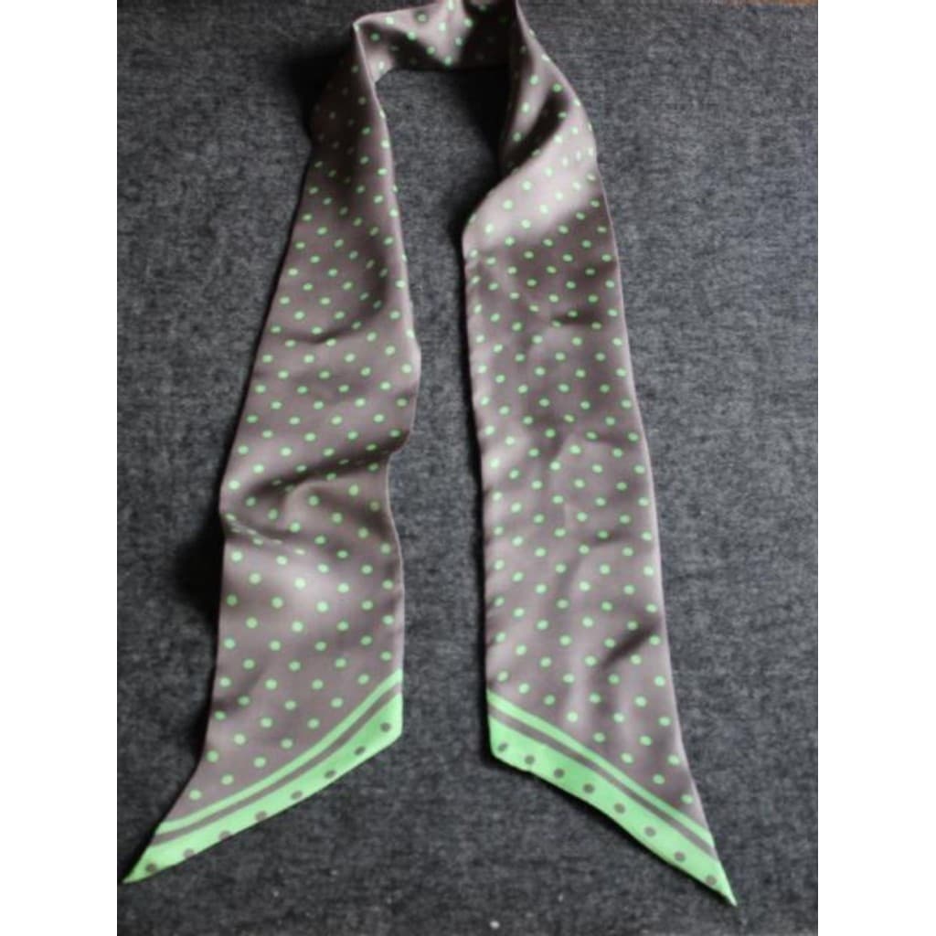 Masculino feminino estilo sarja de seda Natural bolinhas de seda dupla camada chanfrada pequeno lenço longo cachecol de