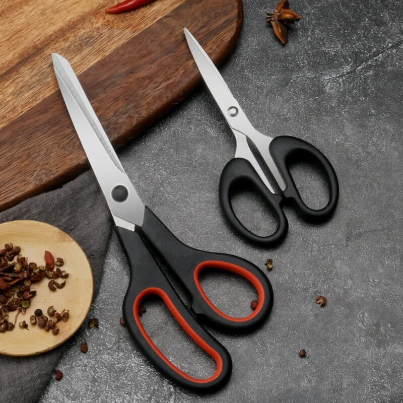 Cozinha doméstica tesoura multifuncional de aço inoxidável tesoura osso frango matar peixe tesoura carne comida especial