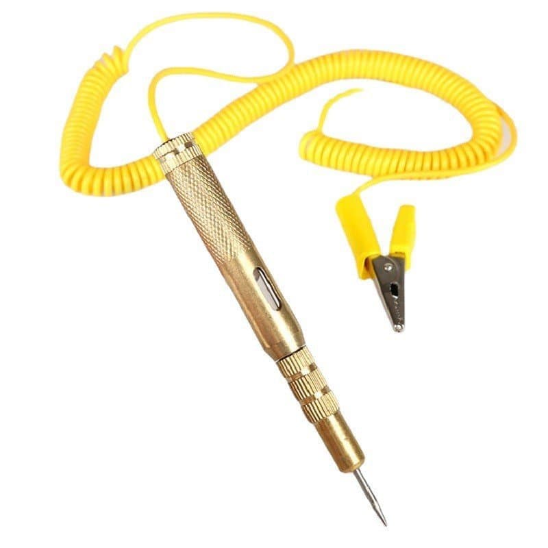Caneta de teste automotiva, caneta de teste para carros, luz de teste, ferramenta de inspeção e medição de circuitos, DC
