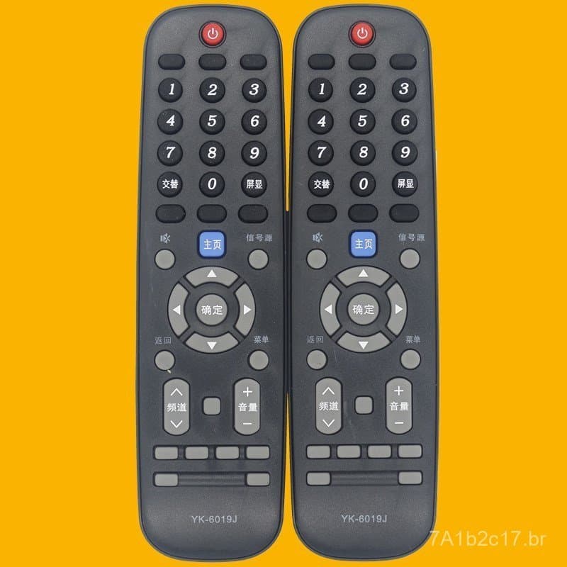 Compatível com o controle remoto da TV Skyworth YK-6019J e YK-6019H 50G3 55G3 58G3 65M9.