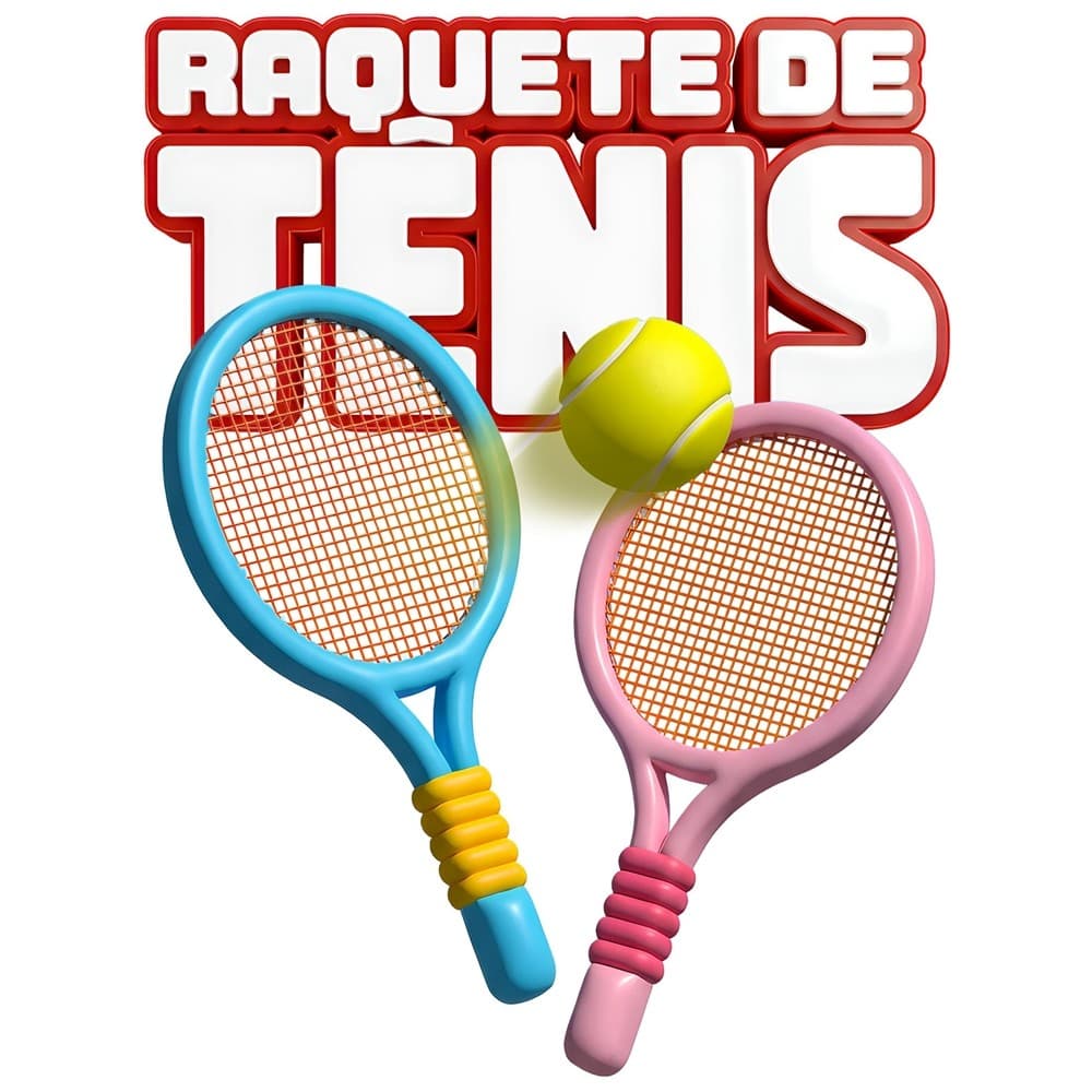 Jogo Raquete de Tênis Bolinha Peteca Brinquedo