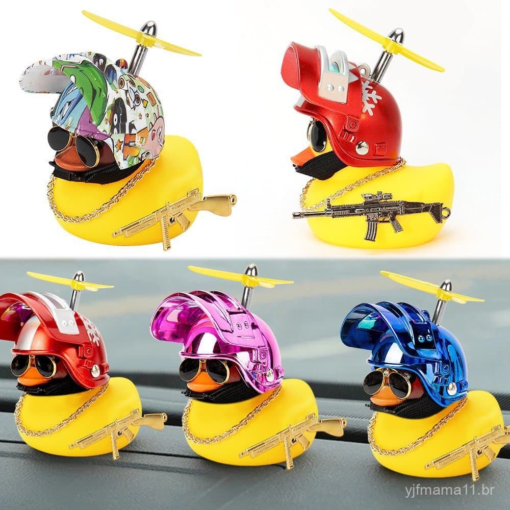 Patinho fofo, pode ser usado para decorar bicicletas, capacetes, carros e motocicletas. Brinquedo de pato para uso no in