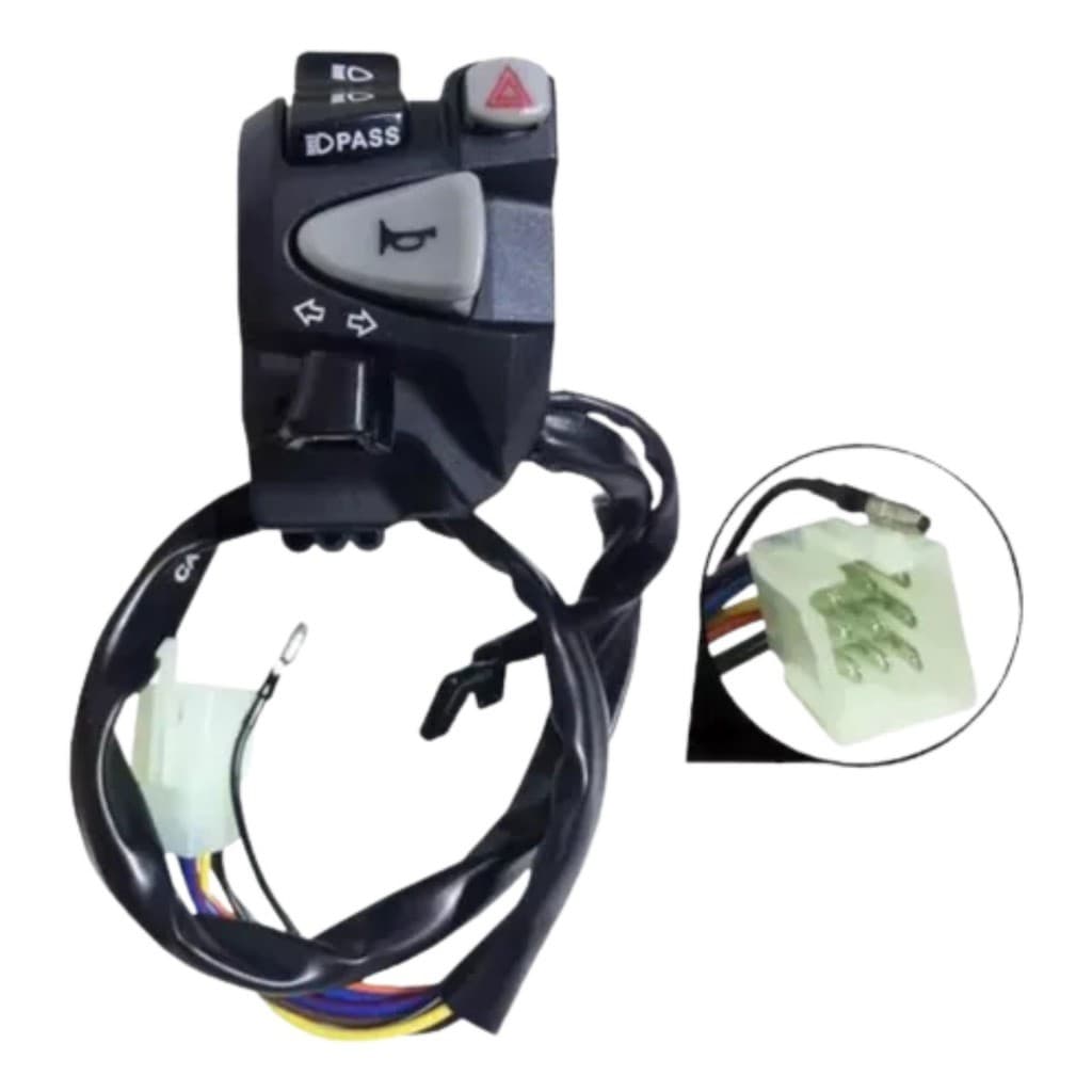 Punho Interruptor Luz Lampejador Modelo Nc 750 Fan Titan 160 LOJA AGORA