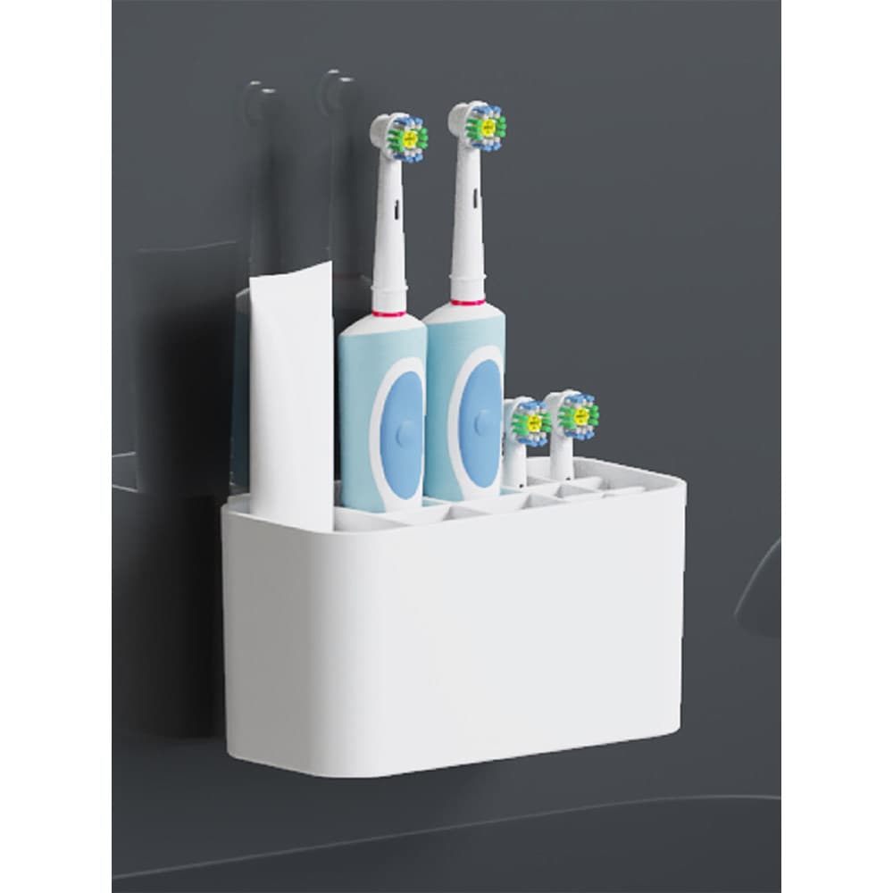 Escova de dentes elétrica dedicada Rack de parede Desktop sem perfuração simples High-End casal titular escova de dentes