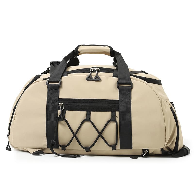 Bolsa de viagem de curta distância masculina, bolsa de lona de grande capacidade, portátil, para academia, separação sec