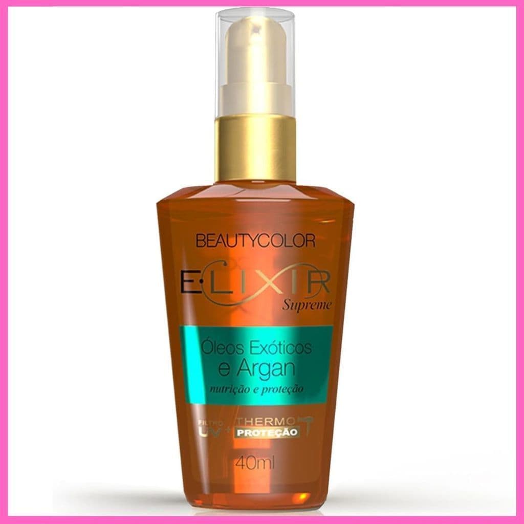 Óleo Beauty Color Elixir Exóticos + Argan 40ml – Nutrição Poderosa e Brilho Imediato!