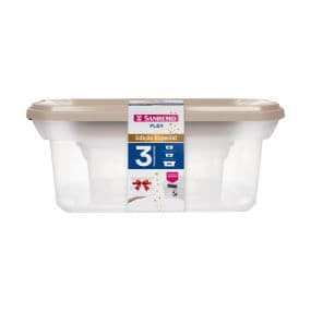 CAIXA ORGANIZADORA CRISTAL 6L-20L 3UN SANREMO