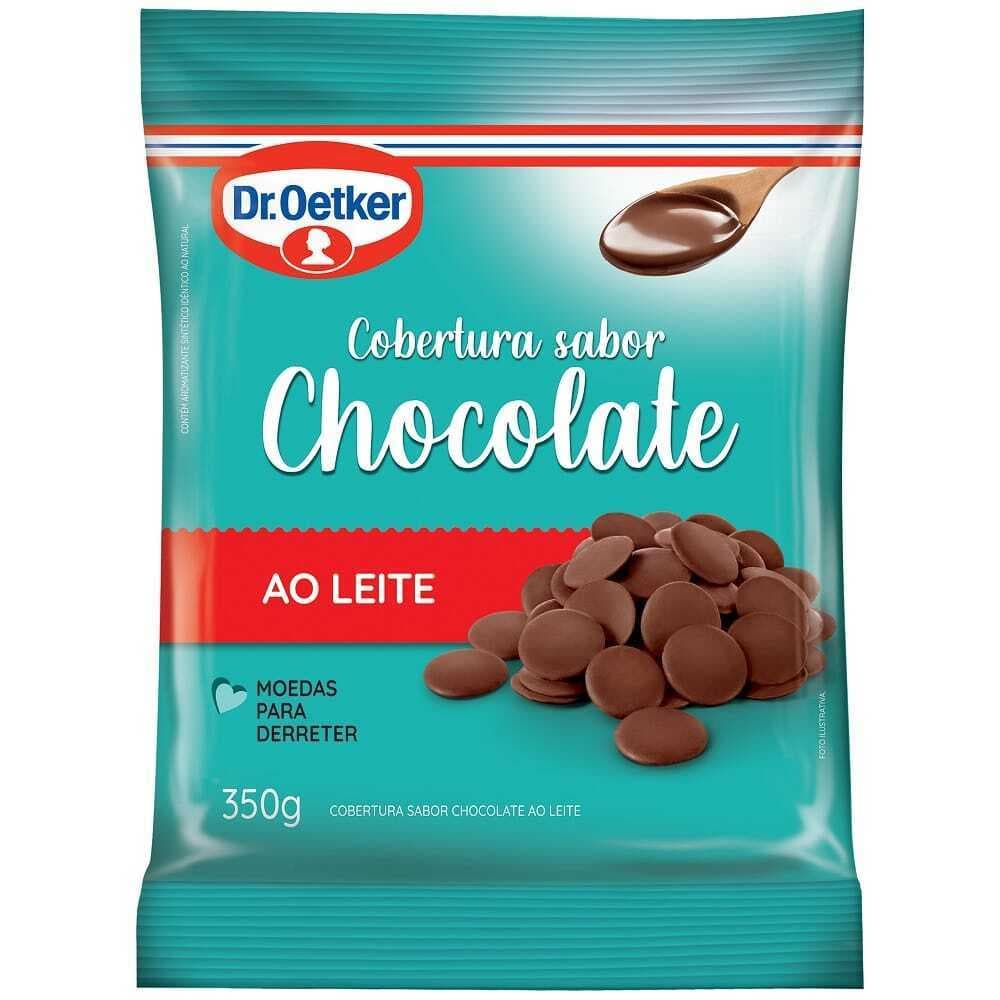 COBERTURA MOEDAS CHOCOLATE MEIO AMARGO 350G DR. OETKER
