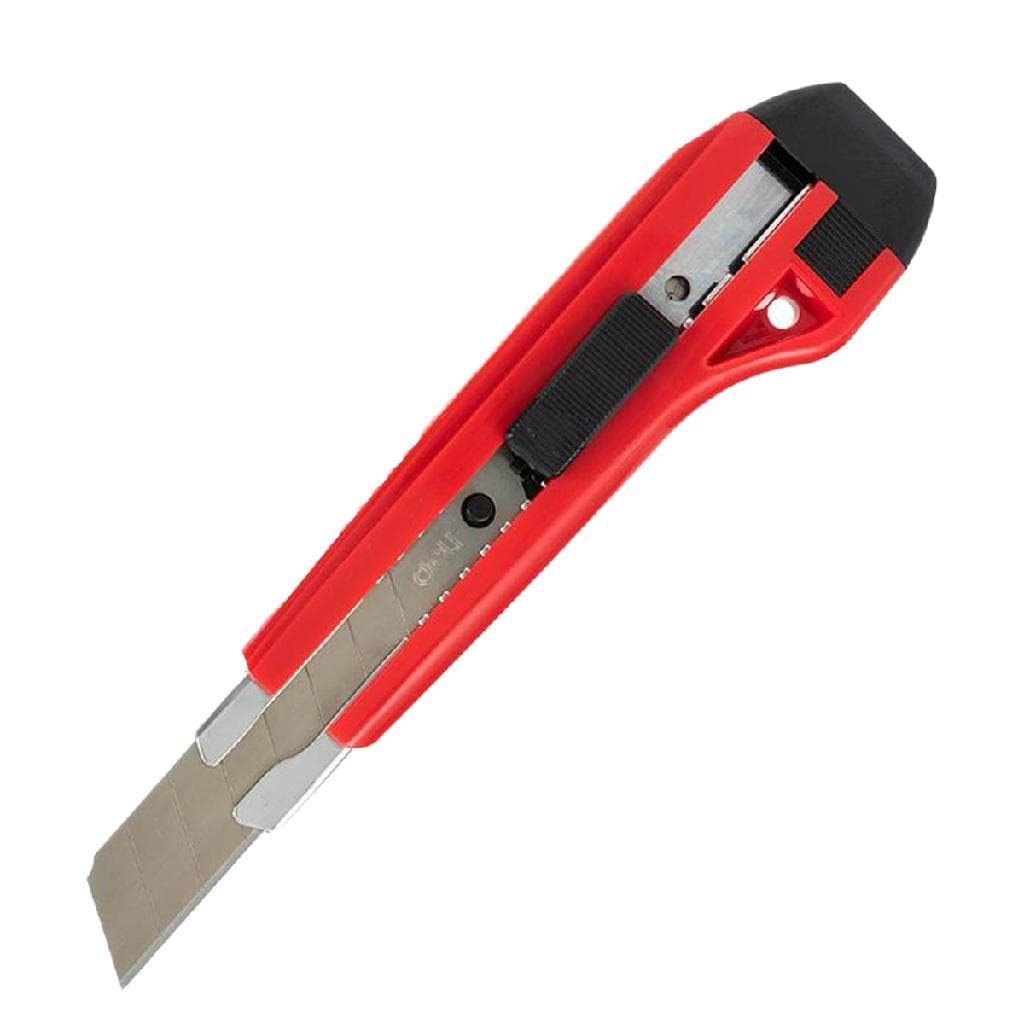 Estilete profissional lâmina de aço sk5 18 mm cor sortida multiuso