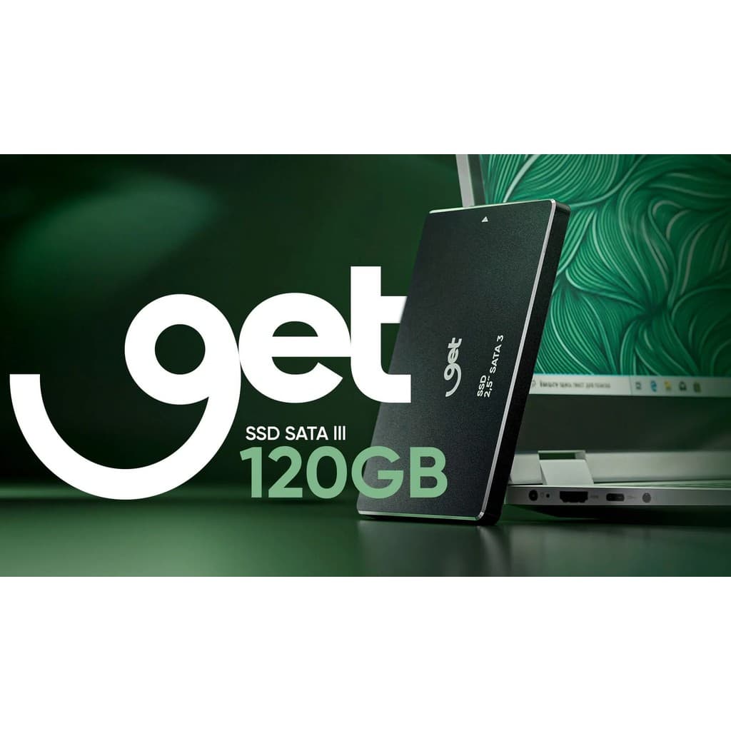 SSD 120GB Get SATA III 2,5" Leitura 500MB/s Gravação 400MB/s