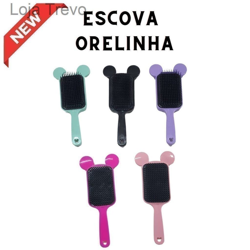 Escova Flex Orelhinha Sortida - Escova Sortida Para Cabelo Cuidados Com Cabelo VISX