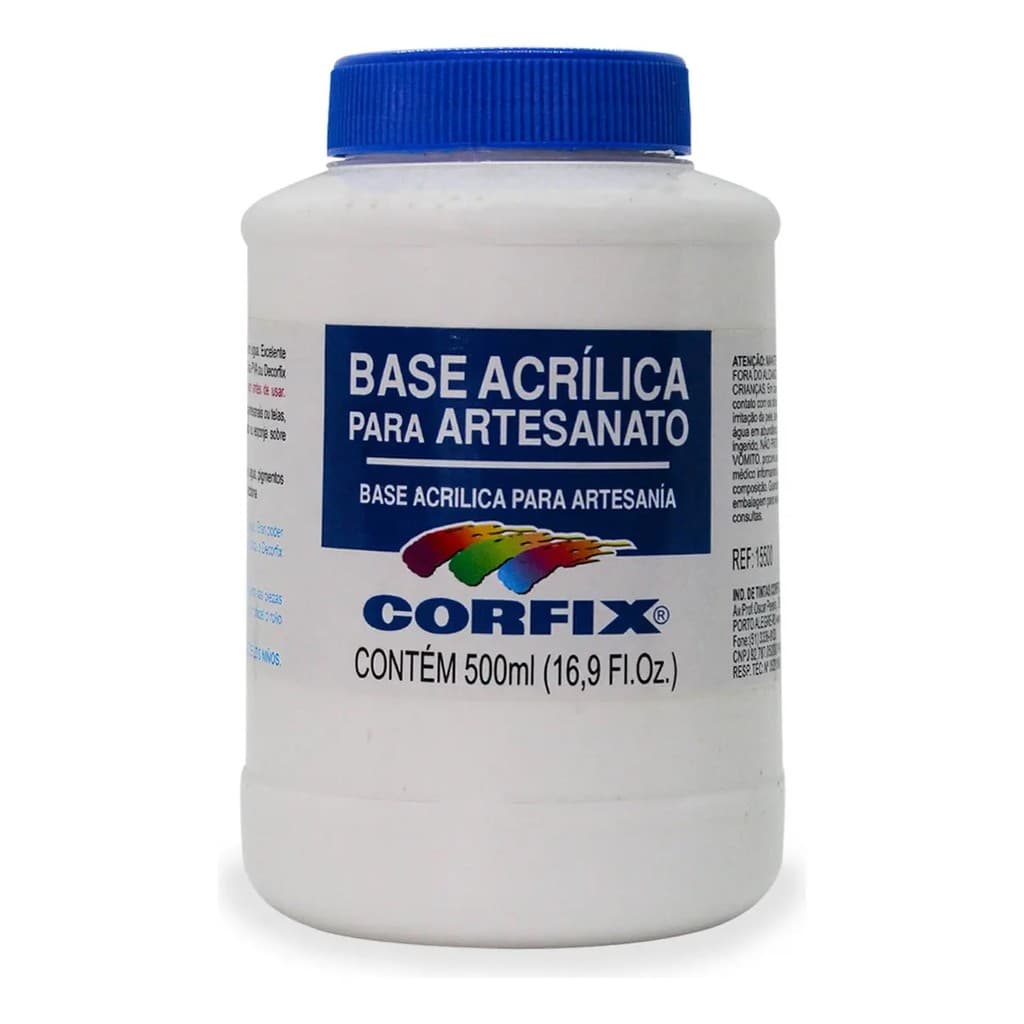 Base Acrílica Para Artesanato Corfix 500ml