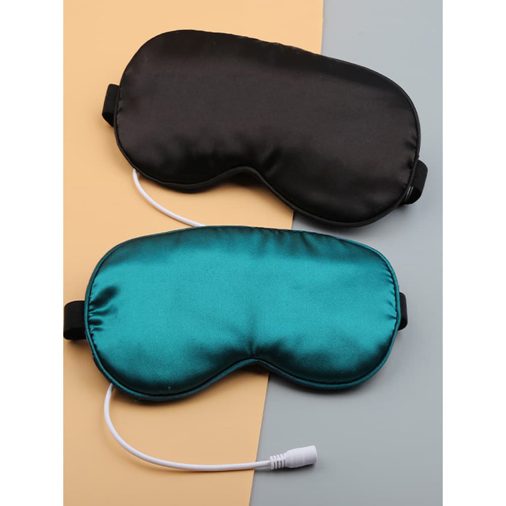 Máscara de olho para dormir a vapor, pacote quente, massagem recarregável usb, alívio da fadiga ocular, sombreamento, es