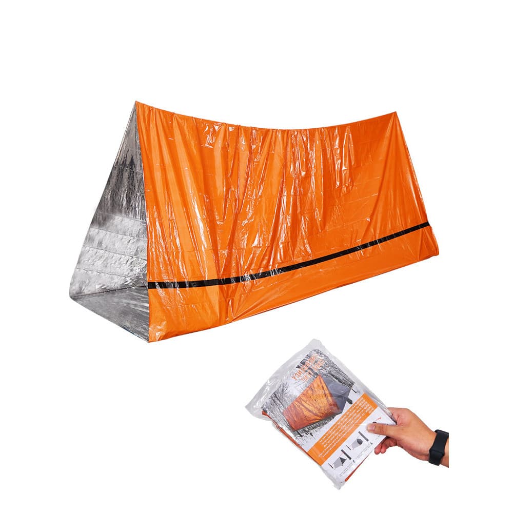 Tenda de primeiros socorros PE ao ar livre portátil quente cobertor de emergência cobertor de isolamento salva-vidas eme