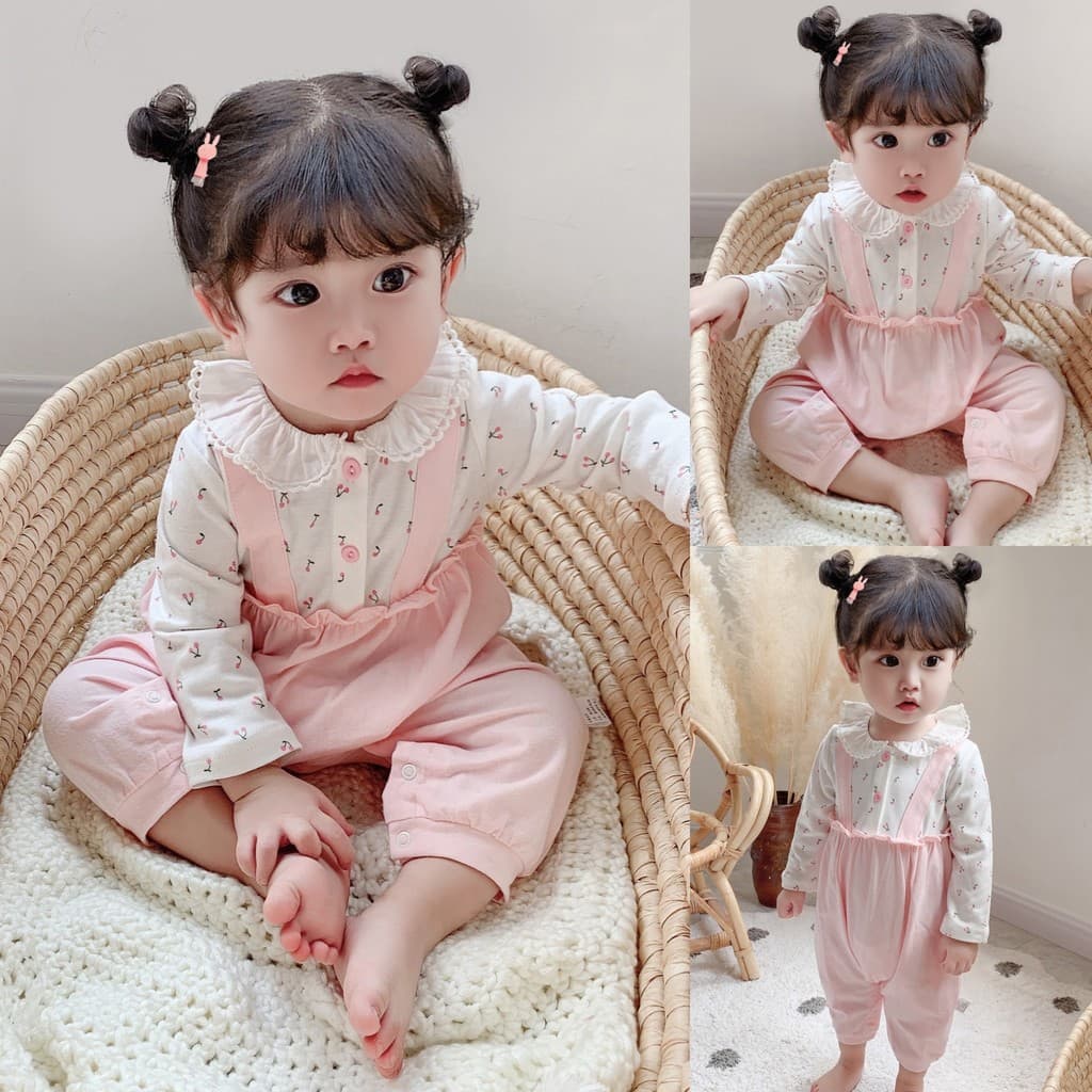 Coco mãe bebê menina Super bonito macacão de bebê falso portador de duas peças influenciador bonito bebê recém-nascido s