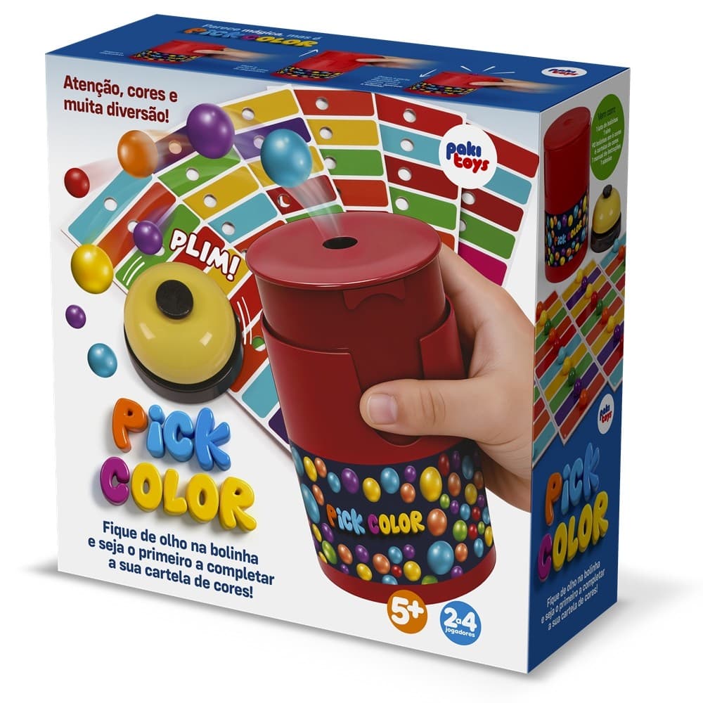 Jogo Pick Color Brinquedo Bolinhas Cores