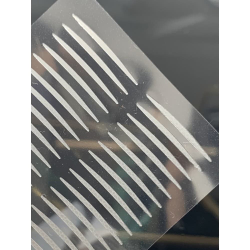 Yuyishi fosco Ultra-fino azeitona dupla pálpebra adesivo iniciante fino Natural invisível aderência relativamente bom