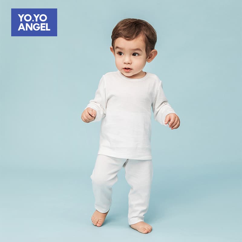 Crianças conjunto de roupa interior algodão primavera verão estilo fino roupas verão do bebê dividir casa roupas do bebê