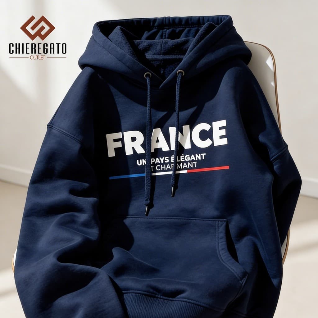 Moletom Com Capuz Estampa França Paris Blusa de Frio Flanelada Moletom Feminino e Masculino Premium