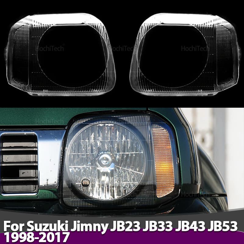 Capa Do Farol Dianteiro Para Suzuki Jimny JB23 JB33 JB43 JB53 1998-2017 Carro Abajur Transparente Da Lâmpada Escudo