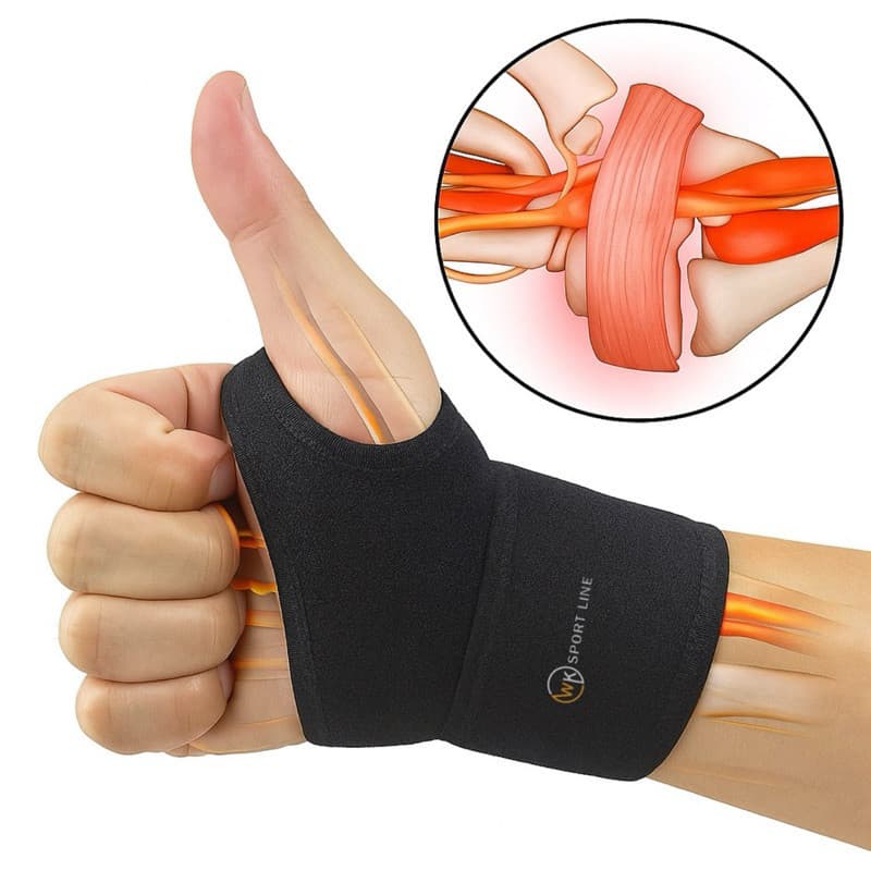 Munhequeira Ortopédica Ajustável – Alívio para Tendinite, e Proteção no Treino