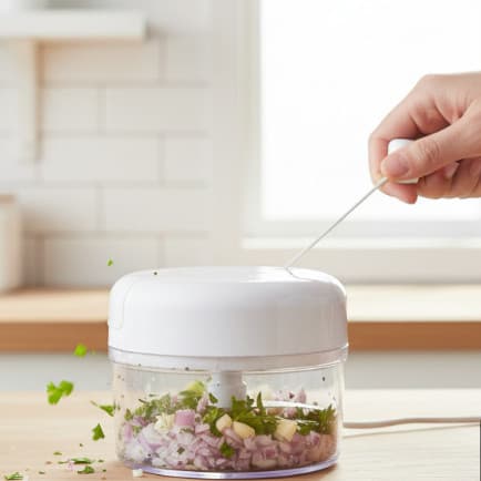 Processador De Alimentos Mini Triturador 2 Lâminas 170ml