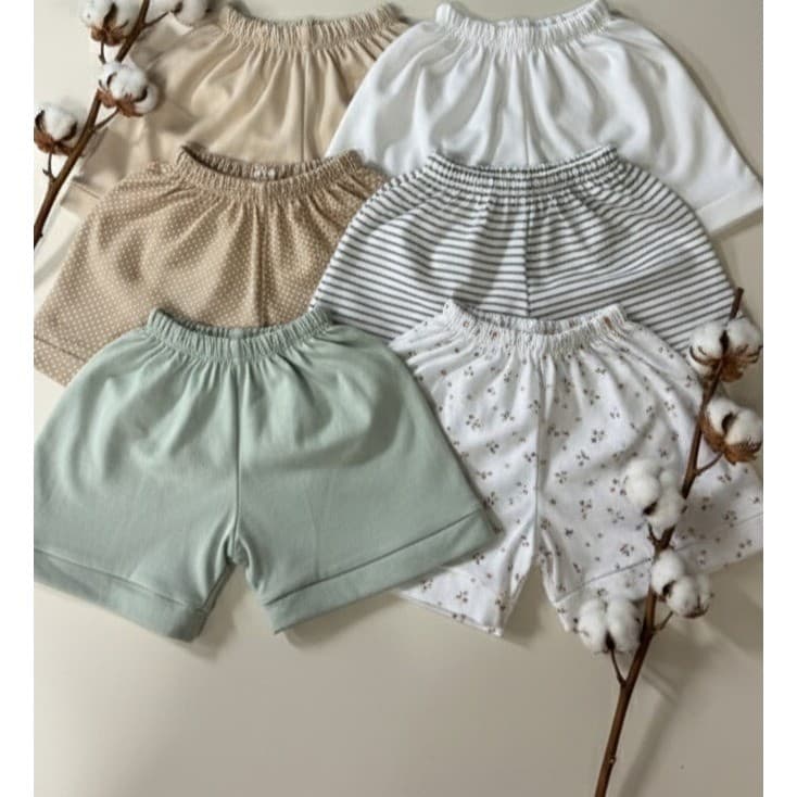 Kit 10 SHORT bebê Promoção Menina/Menino Estampadas: Meninos, Meninas e Neutro