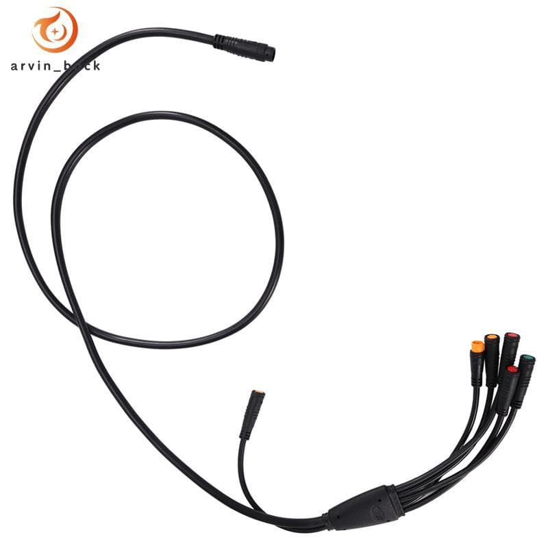 Cabo 1T6 À Prova D'água De 9 Pinos Para Extensão De Ebike , Conector De Bicicleta Elétrica Acelerador , Display De Freio