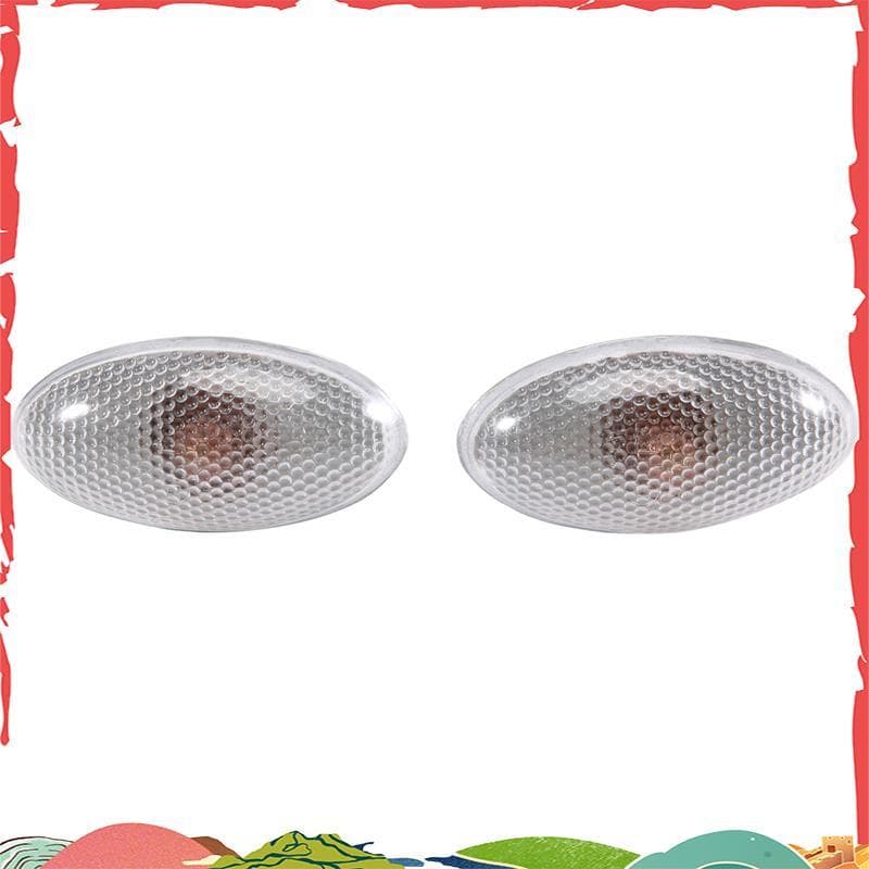 632574 2 X Sinal De Volta Marcador Lateral Luz Repetidor Indicador Da Lâmpada Para Peugeot 206 407 607 Igaldjur1
