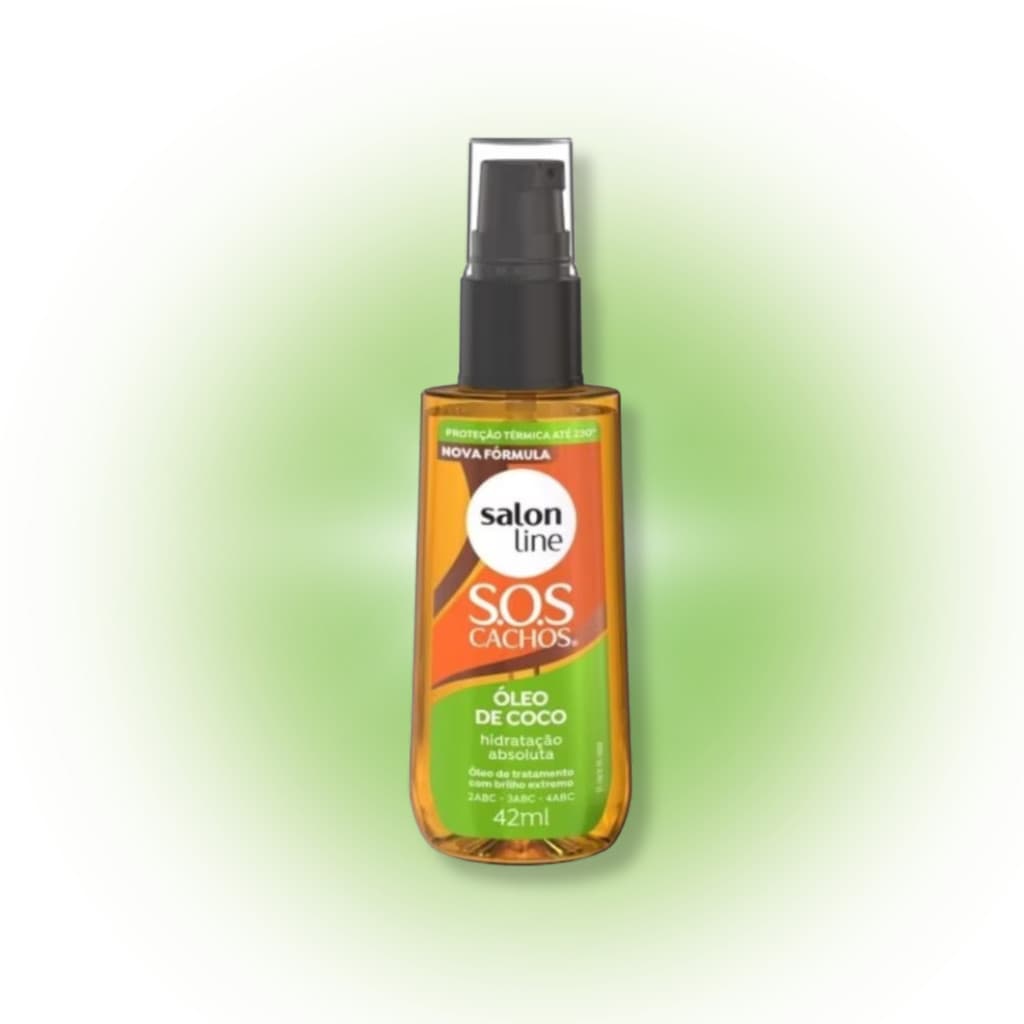 Óleo Tratamento Reparador Sos Coco Salon Line Hidrata Brilho Extremo 42ml