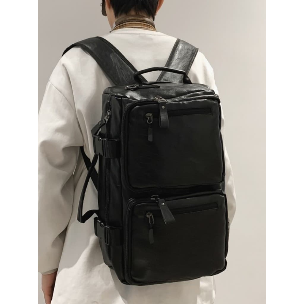 França MKPREF Multi-Purpose Cross-corpo mochila masculina de grande capacidade mochila de viagem estudante universitário
