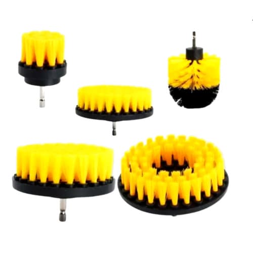 Kit 5 Escovas Rotativas P/ Limpeza Furadeira Mod 06065