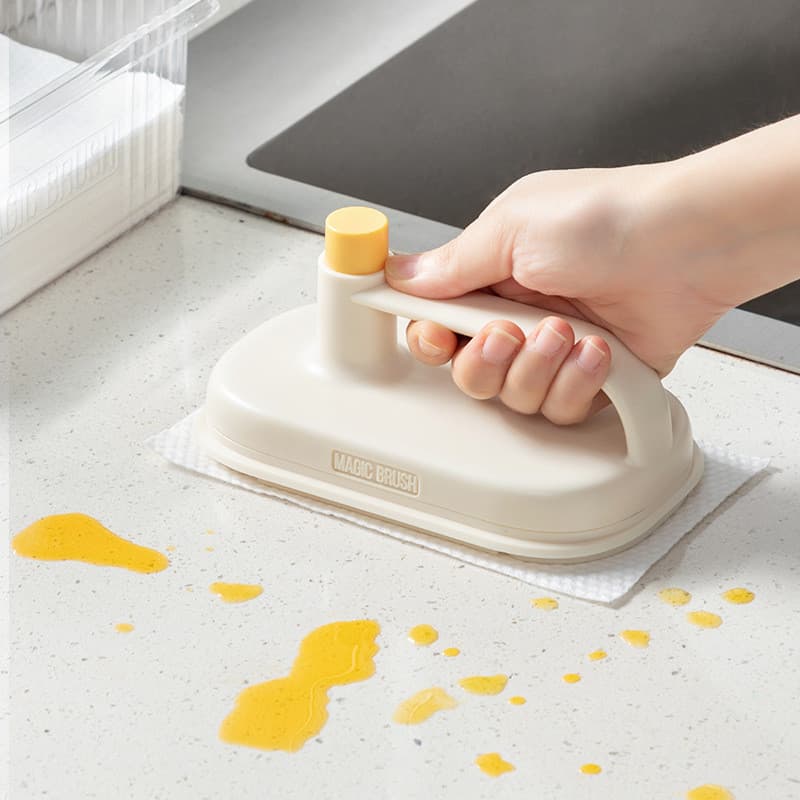 Limpeza mágica substituível descartável cozinha desengordurante dedicado esfregão toalete preguiçoso limpeza ferramenta