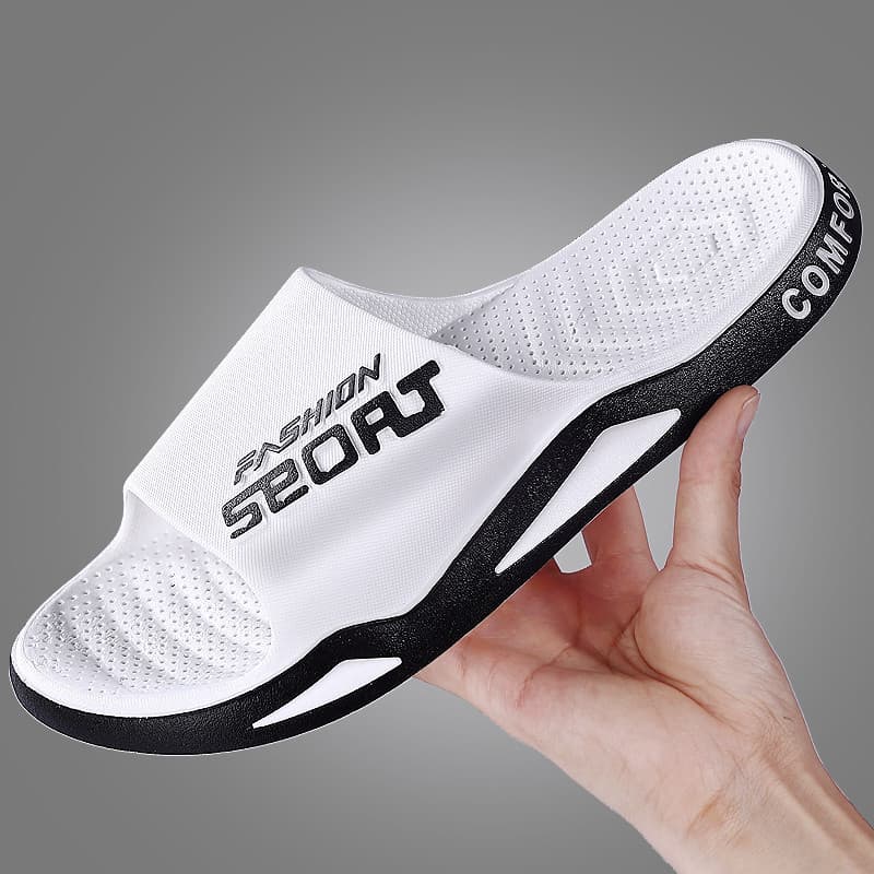 2024 chinelos masculinos verão exterior wear na moda Flip-Flops masculino resistente ao desgaste casal sapatos de praia