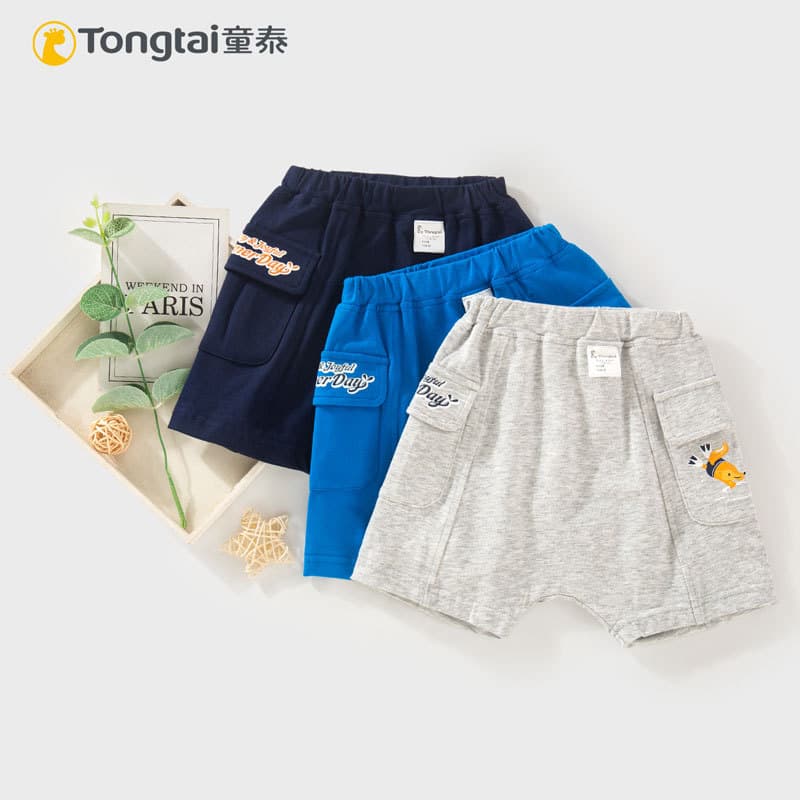 Tongtai verão novo estilo meninos leve confortável Shorts casuais bebê 1-4 anos de idade Outing moda calças Super bonito