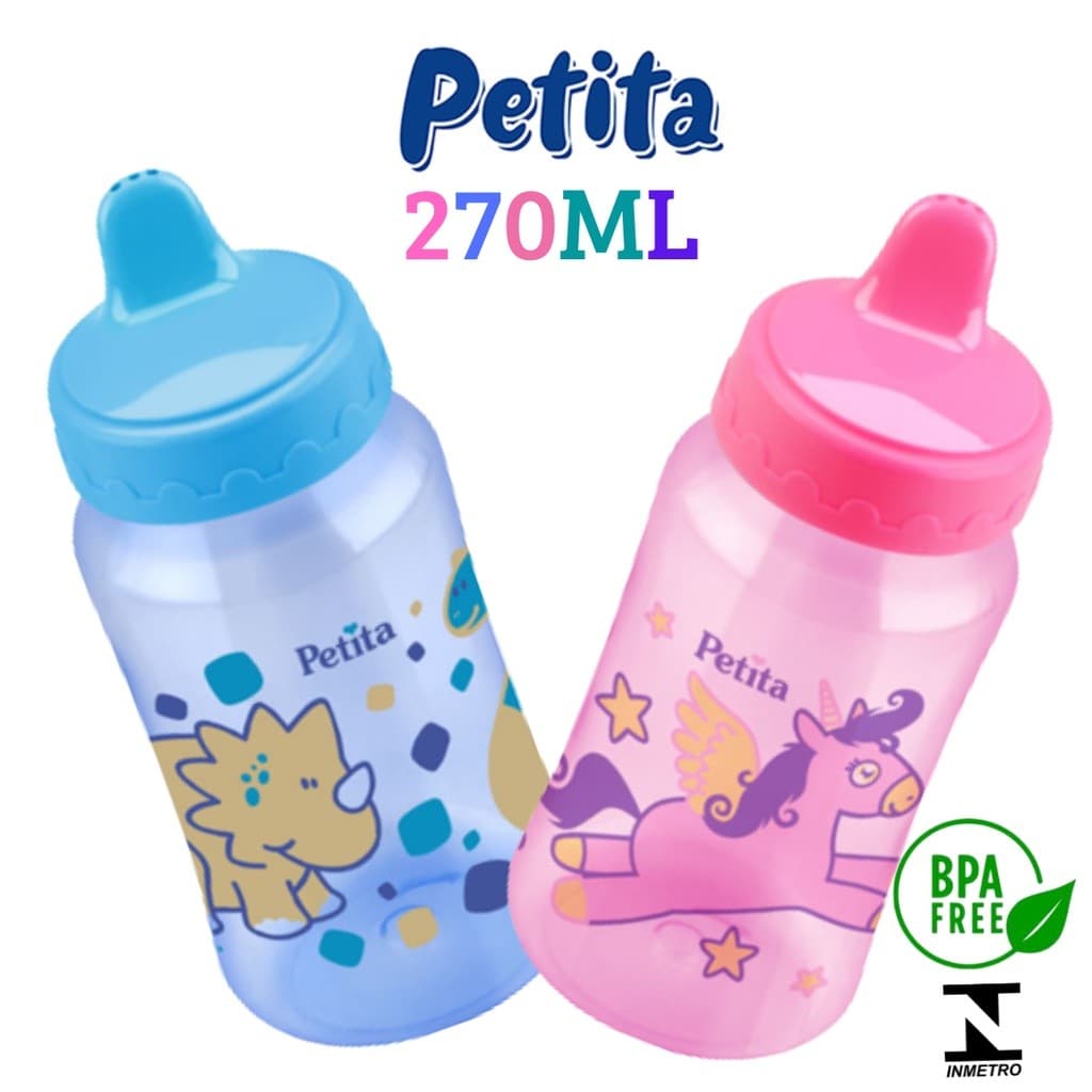 COPO COM VALVULA ANTIVAZAMENTO 270ml PETITA Treinamento / Transição - ENVIO EXPRESS