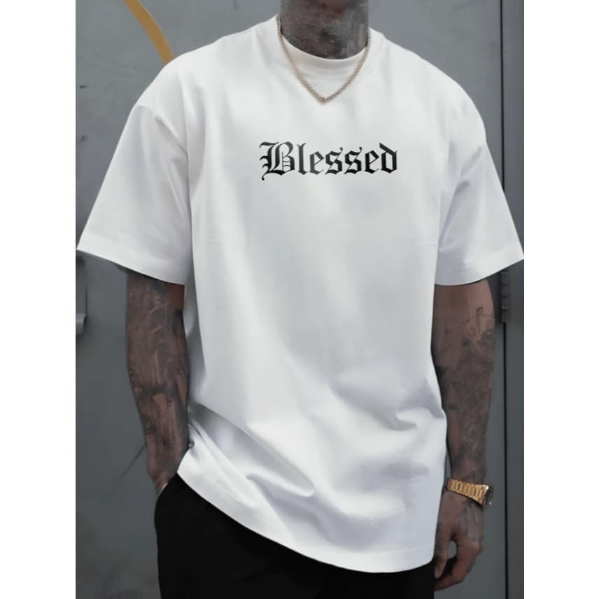 Camisa Camiseta Unissex Masculina Blassed Streetwear  Estampa Premium  100% Algodão basica estilosa