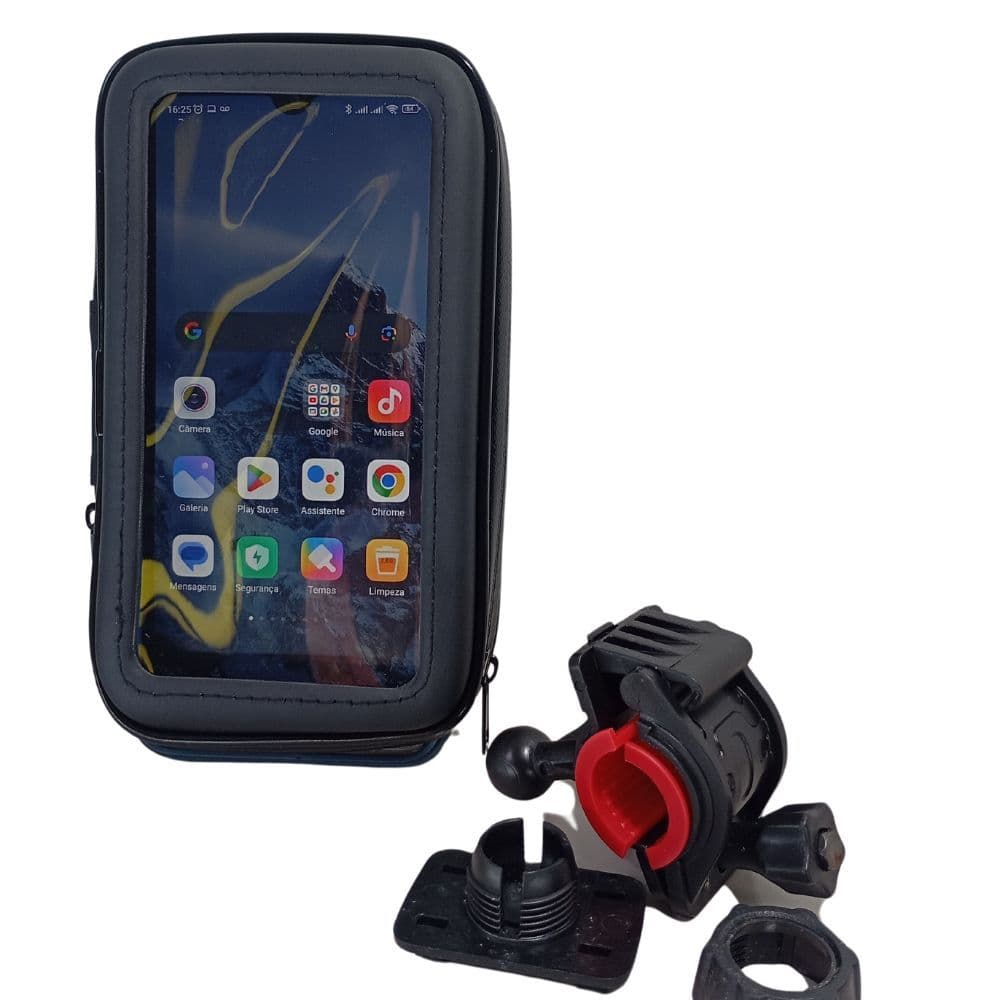Suporte de Celular à Prova d'Água para Moto