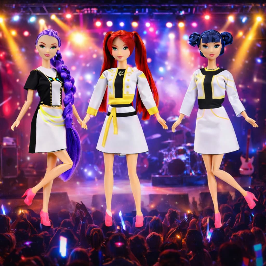 Boneca Guerreiras Do K-pop Personagem Demon Hunters Rumi Mira Zoey - Envio do Brasil