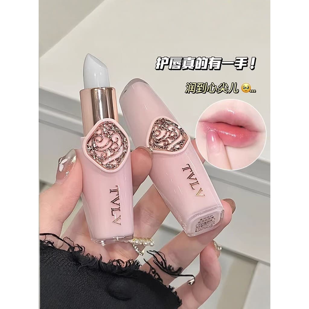 Morango pêssego bálsamo labial cuidados com os lábios hidratante hidratante rosa macio bálsamo labial feminino masculino
