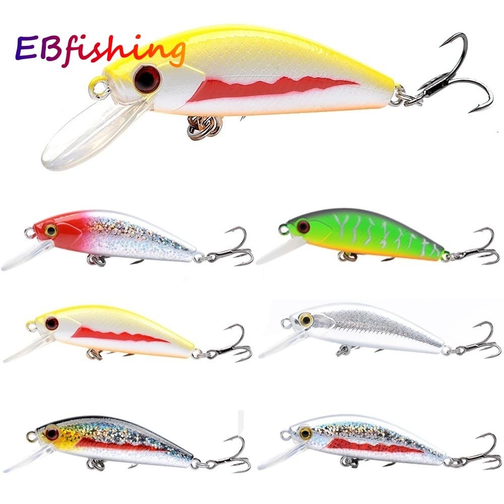 1 Pçs Afundando Minnow Isca De Pesca 11g/5.5cm Engrenagem Submergência Rápida Água Longo Lance Dura