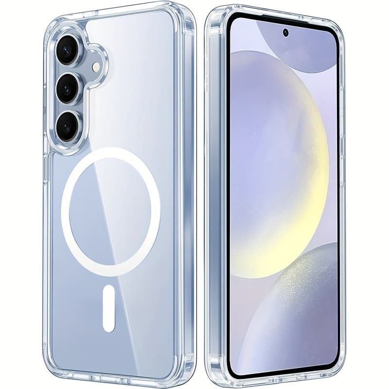 Capa de telemóvel: compatível com for Galaxy S25/S25FE/S24 PLUS/S23/S22 ULTRA/S21, suporte para carregamento