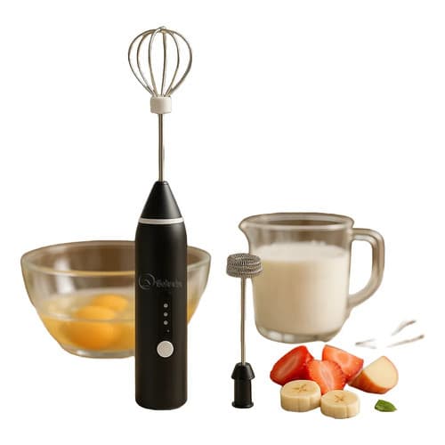 Mixer Manual Portátil Eletrico Recarregável 2 Em 1 Alta Potê Aleatório 127/220v
