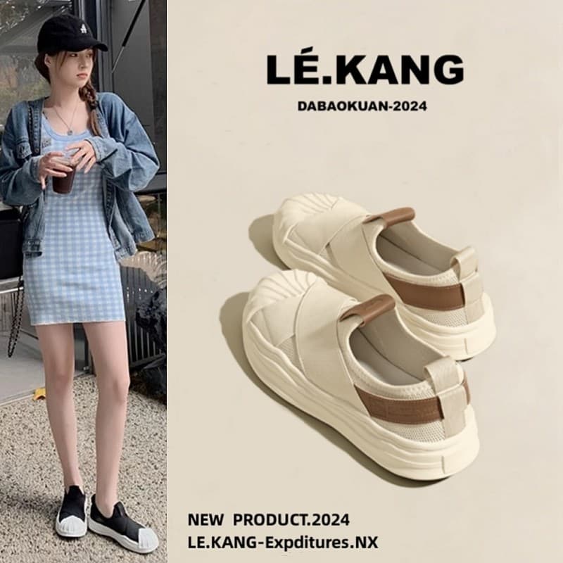 Mulheres grávidas de sola macia deslizamento em sapatos preguiçosos 2026 novo estilo de venda quente primavera outono ca