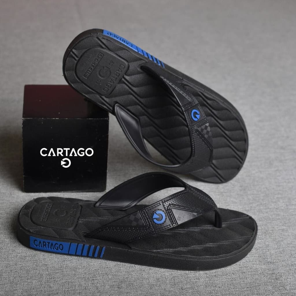 Chinelo Adulto Masculino Cartago Homem Confortável Macio Leve Preto