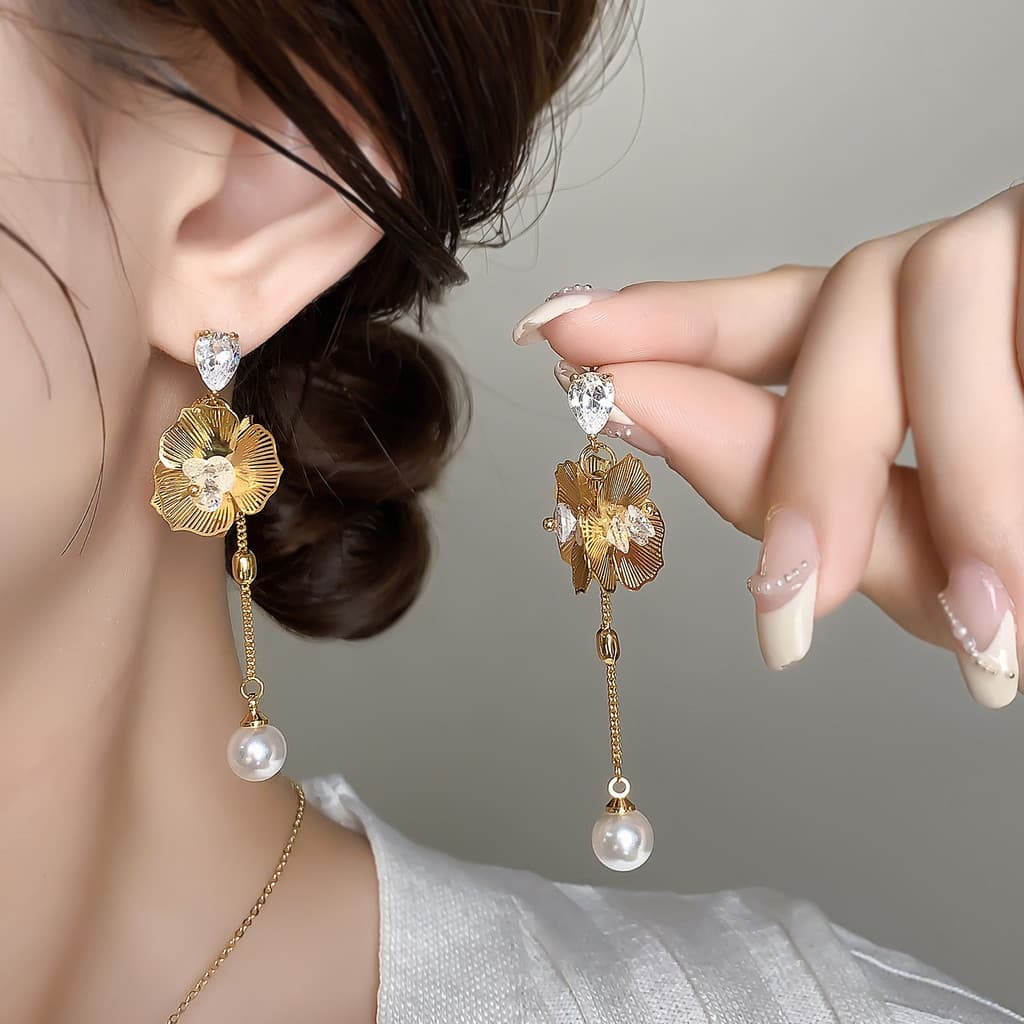 [N322] Brincos Moda Luxo Joias Exclusivas Presente