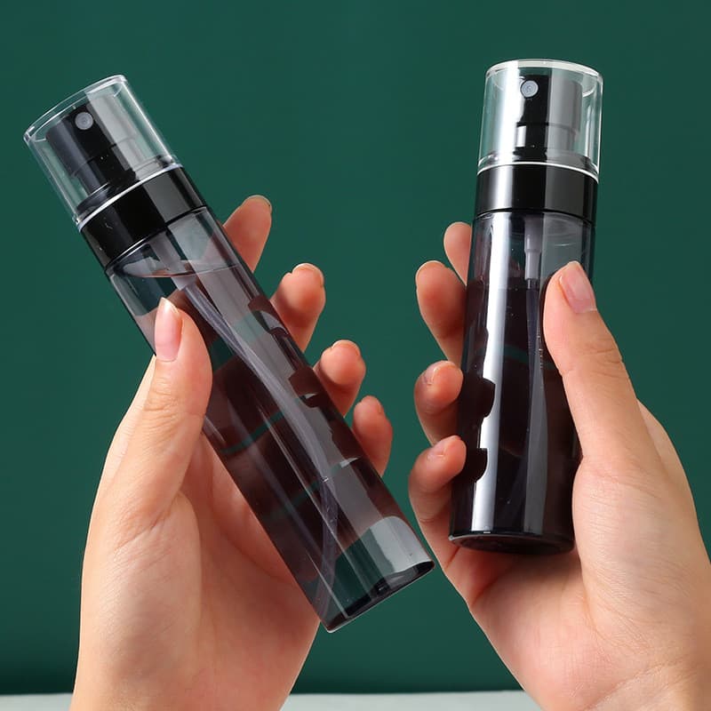 Frasco De 30-120ml De Atomizador De Perfume De Plástico Transparente PET Spray De Álcool Viagem Portátil De Hidratação F