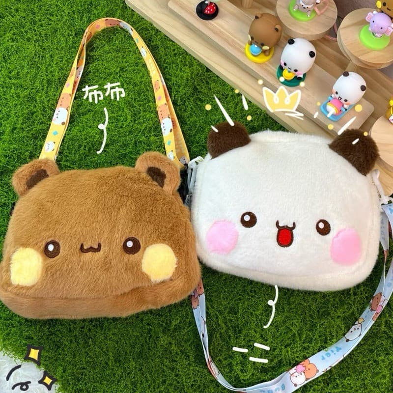 Bubu E Dudu Dos Desenhos Animados Saco De Pelúcia Bolsa Crossbody Anime Produtos Periféricos Bonito Yier Boneca Moedas D
