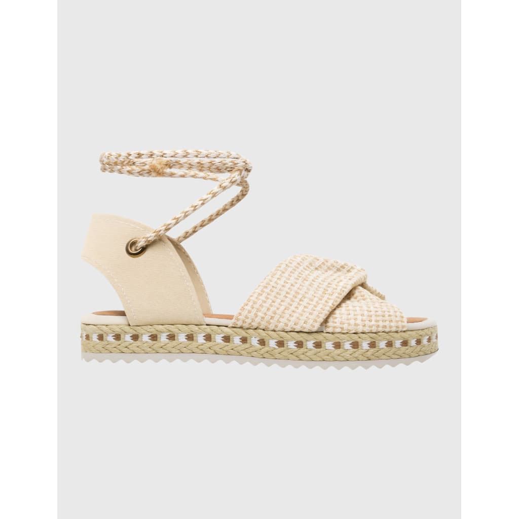 Sandália Flatform Feminino Tamanco Amarrar Casual Confortável
