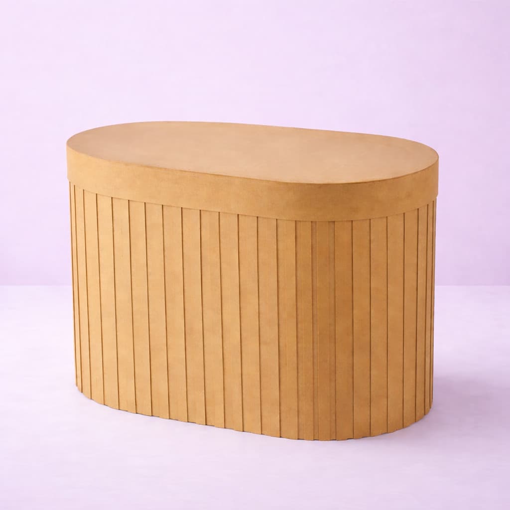 Mesa Oval Ripada Grande Enfeites Festas Decorações Novidade